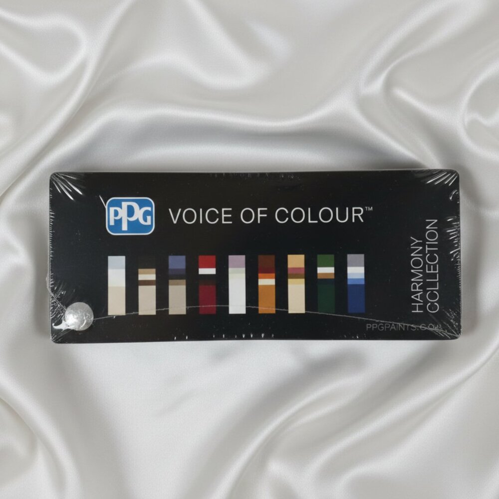 PPG Paint Colors Voice of Color Harmony Collection Paint Swatch Book Fan Deck